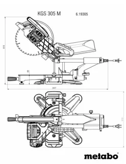 Metabo KS 305 M Afkortzaag - 2000W - 305 X 30mm - 619003000 -ToolTijd ThuisKlussen 07155bce79eb28f8a435e0dabf4eaa72