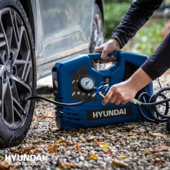 Hyundai 55791 Mini-compressor - 1100W - 180L/min - 8bar -ToolTijd ThuisKlussen 100e5b04aef2d924b919fff4d71175ad