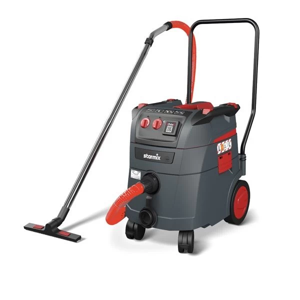 Starmix IPulse L-1635 Premium Bouwstofzuiger Met Rijbeugel - 1600W - L-klasse - 35L - 018980 1 Starmix IPulse L-1635 Premium Bouwstofzuiger Met Rijbeugel - 1600W - L-klasse - 35L - 018980