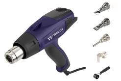 Weldy HG 530-S Heteluchtpistool Incl. 3 Mondstukken - 2000W -ToolTijd ThuisKlussen 55f523df6675f733b80f8d9e2070f027