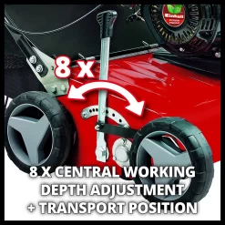 Einhell GC-SC 4240 P 4-takt Benzine Verticuteerder - 4200W - 45L 13 Einhell GC-SC 4240 P 4-takt Benzine Verticuteerder - 4200W - 45L -ToolTijd ThuisKlussen 5ee41f47678ca70dcd7ab5fdbaa6c79f