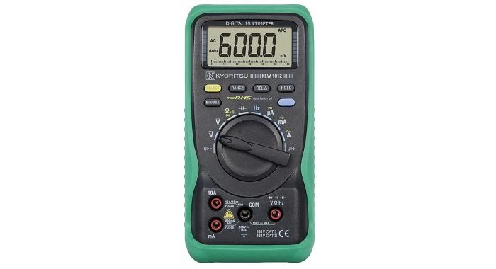 Kyoritsu 1012 Digitale True-RMS Multimeter - AC/DC 600V & 10A - 010120001A 1 Kyoritsu 1012 Digitale True-RMS Multimeter - AC/DC 600V & 10A - 010120001A