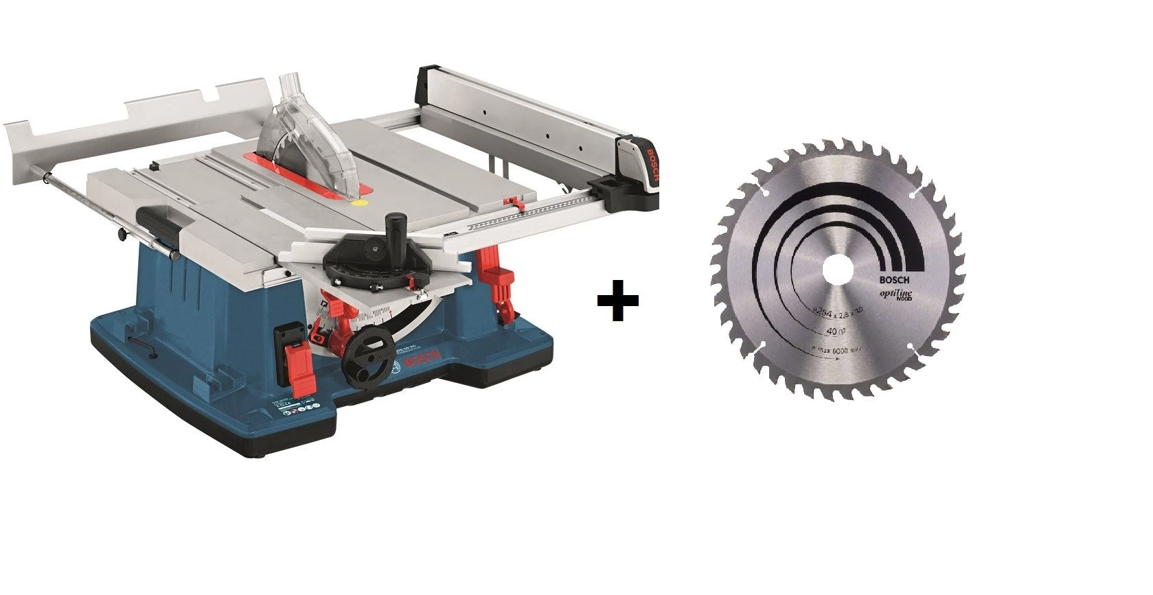 Bosch GTS 10 XC Zaagtafel - 2100W - 254 X 30mm Met Extra Zaagblad 1 Bosch GTS 10 XC Zaagtafel - 2100W - 254 X 30mm Met Extra Zaagblad