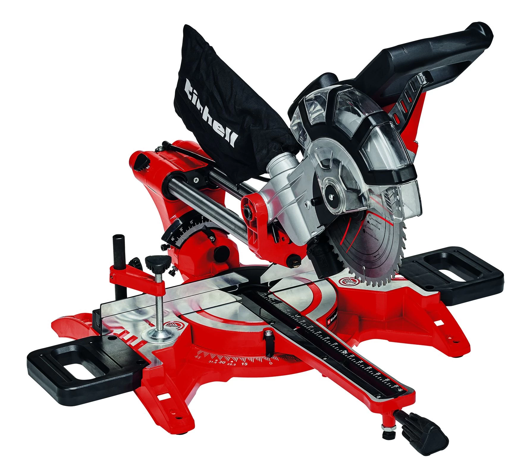 Einhell TC-SM 2131/1 Duaal, Radiaal Afkort- En Verstekzaag - 1800W - 210 X 30mm - 4300390 1 Einhell TC-SM 2131/1 Duaal, Radiaal Afkort- En Verstekzaag - 1800W - 210 X 30mm - 4300390
