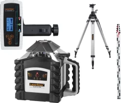 Laserliner Quadrum 410S Set Rotatielaser Set In Koffer Incl. Statief & Meetlat - 400m - 053.00.07-5