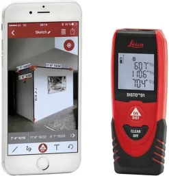 Leica Disto D1 Laserafstandsmeter - Bluetooth - 40m - 843418 -ToolTijd ThuisKlussen a04f7e491dc3180b56cf85e31972a230