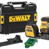 DeWALT DCE825NG18 12V / 18V Li-ion XR Accu Zelfnivellerende 5 Punts Kruislijnlaser Body In TSTAK Koffer - Groen
