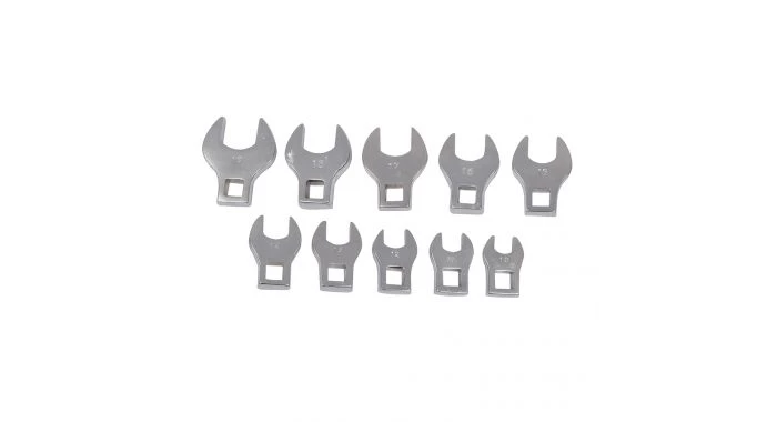 Silverline 111508 10-delige Moersleutelset - Kraaienpoot - 10-19mm 1 Silverline 111508 10-delige Moersleutelset - Kraaienpoot - 10-19mm