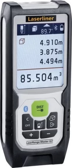 Laserliner LaserRange-Master Gi7 Pro Laserafstandsmeter Met Bluetooth - Groene Laser - 70m - 080.837A -ToolTijd ThuisKlussen ad71e23687024f3c8c912a7fde0ff13a