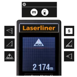 Laserliner LaserRange-Master T3 Afstandsmeter Met Hoekfunctie - 30m - 080.840A -ToolTijd ThuisKlussen ae8ac4cc1a58fedbfa5b1ecbdb069386