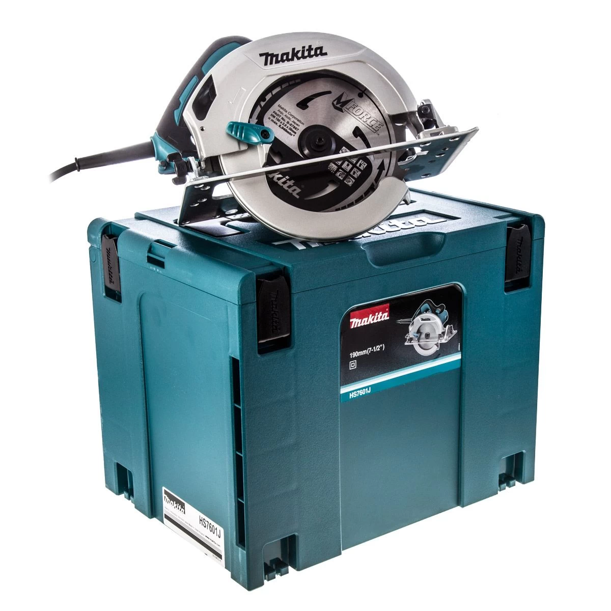 Makita HS7601J Cirkelzaag In Mbox - 1200W - 190mm 1 Makita HS7601J Cirkelzaag In Mbox - 1200W - 190mm