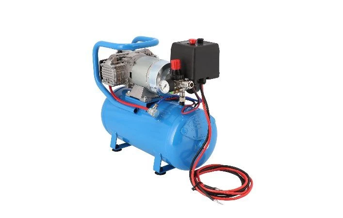Airpress 36587 - 12V Stille Olievrije Compressor DC 12-180/15 10 Bar 0,75 Pk 144 L/min 15 L 2 Airpress 36587 - 12V Stille Olievrije Compressor DC 12-180/15 10 Bar 0,75 Pk 144 L/min 15 L - Afbeelding 2