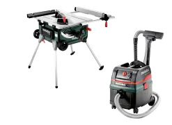 Metabo TS 254 Zaagtafel Op Onderstel & Alleszuiger / Bouwstofzuiger (ASR 25 L SC) Combiset - 2000W - 254 X 30mm