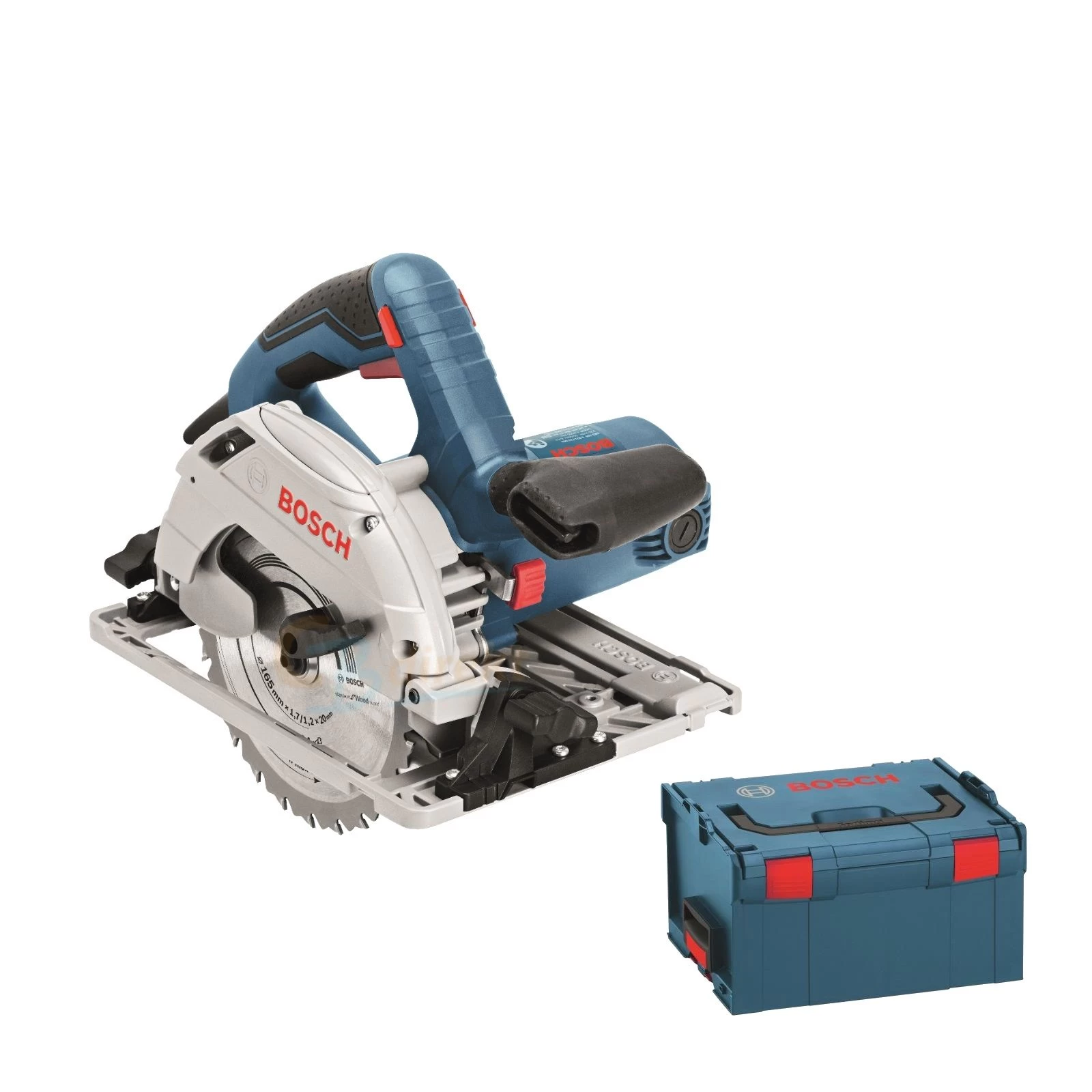 Bosch GKS 55+ GCE Cirkelzaag In L-Boxx - 1350W - 165mm - 0601682101 1 Bosch GKS 55+ GCE Cirkelzaag In L-Boxx - 1350W - 165mm - 0601682101