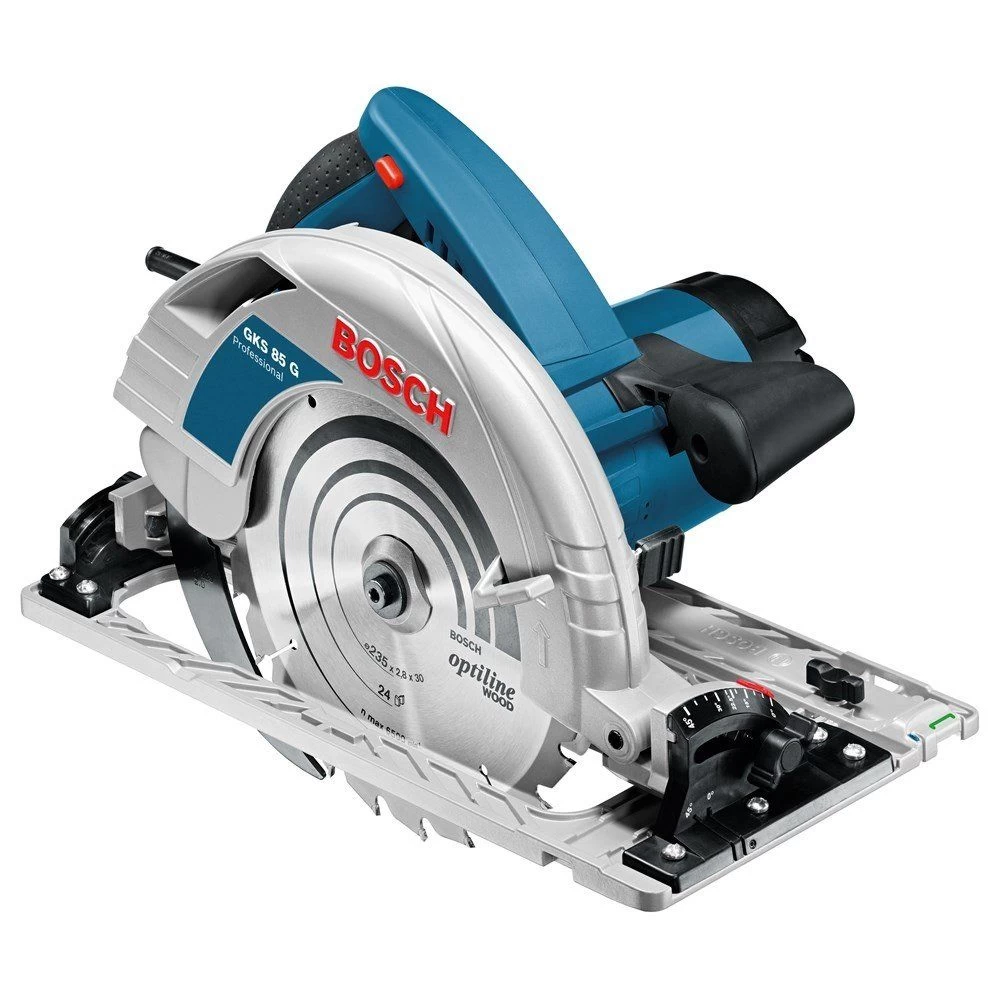 Bosch GKS 85 G Cirkelzaagmachine In L-Boxx Inclusief Geleiderail - 0615990M92 2 Bosch GKS 85 G Cirkelzaagmachine In L-Boxx Inclusief Geleiderail - 0615990M92 - Afbeelding 2
