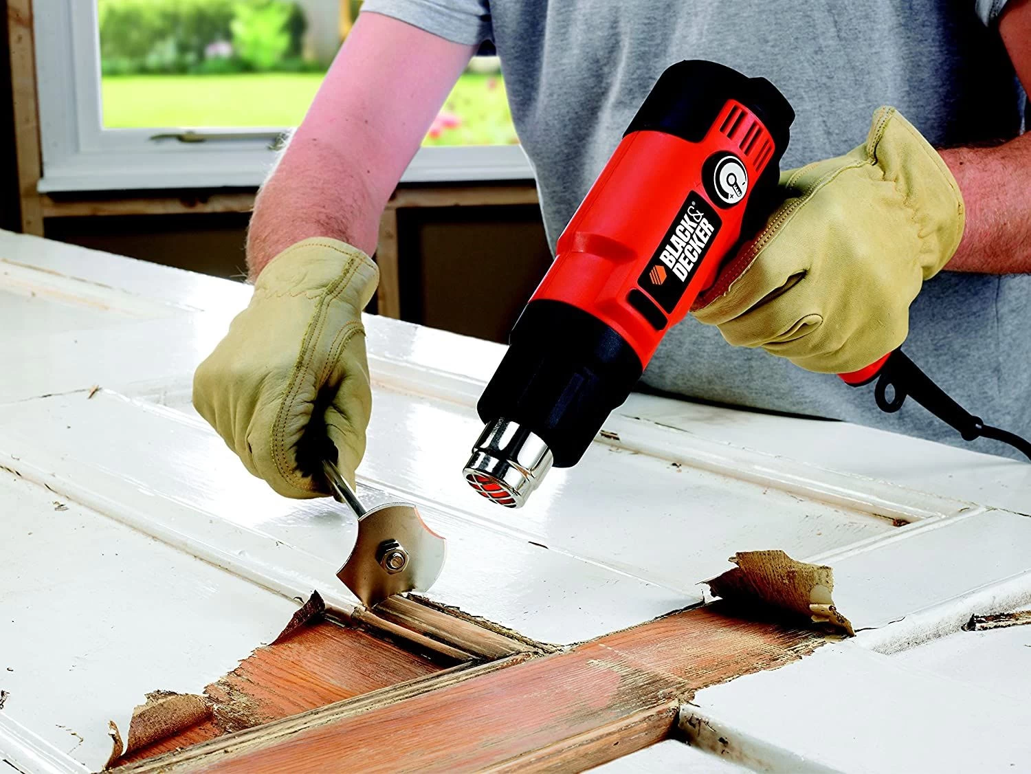 Black & Decker Black+Decker KX2200K Heteluchtpistool Incl. Accessoires In Koffer - 2000W 6 Black & Decker Black+Decker KX2200K Heteluchtpistool Incl. Accessoires In Koffer - 2000W - Afbeelding 6