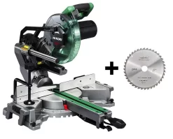 HiKOKI C8FSHGWAZ Afkortzaag - 1100W - 216 X 30mm Met Extra Zaagblad