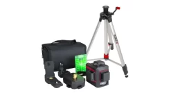 Levelfix CCL260G 3D Lijnlaser 3x360° - Groen - 40m - Inclusief Statief