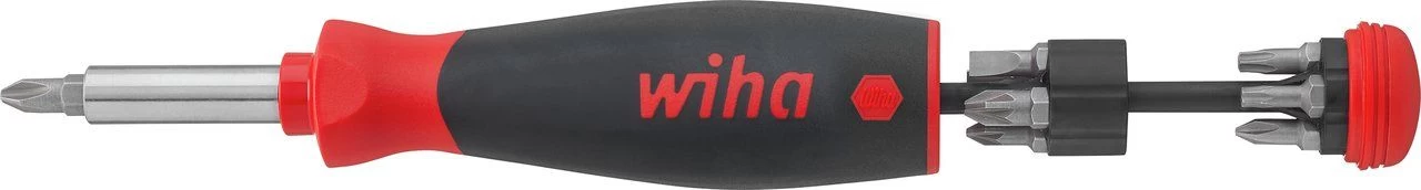 Wiha 45292 Schroevendraaier Met Bitmagazijn - 1/4" 1 Wiha 45292 Schroevendraaier Met Bitmagazijn - 1/4"