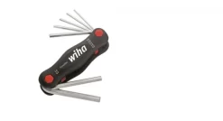 Wiha 351 PK7 7-delige Mini PocketStar Inbussleutelset - Uitklapbaar Model - 1,5-6mm - 23035