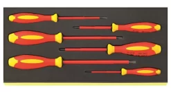 Stahlwille 96838766 6-delige VDE Schroevendraaierset In TCS-inleg - PH/Sleuf - 96838766