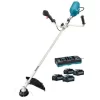 Makita UR012GM401 XGT 2x40V Li-Ion Max Accu Bosmaaier Set (4x 4,0Ah) - U-greep - Koolborstelloos